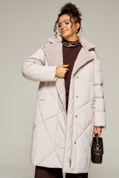 Пальто Beautiful&Free 8024 жемчуг - фото 3