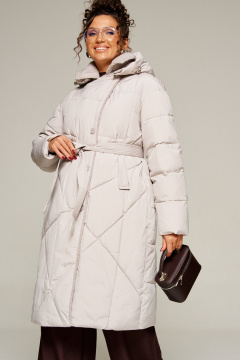 Пальто Beautiful&Free 8024 жемчуг - фото 5