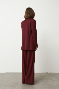 Брюки, жакет Luitui R4049 винный - фото 3