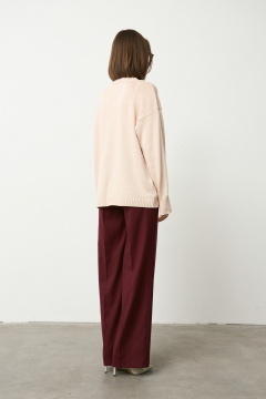 Брюки Luitui R2075 винный - фото 3