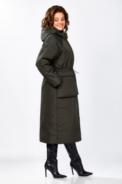 Пальто Lady Secret 8295 хаки - фото 5