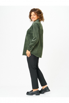 Блуза Zlata 4415 оливковый - фото 3