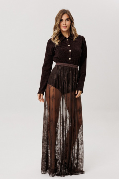 Джемпер EOLA 2995 темный-шоколад - фото 2