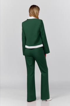 Брюки, жакет, топ DOGGI 2921 зеленый_изумруд - фото 5