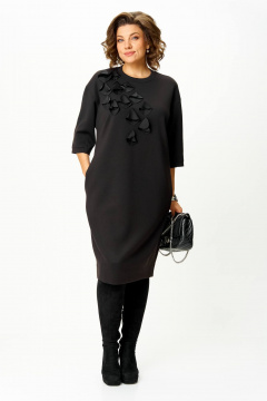 Платье Karina deLux M-1405 черный - фото 3