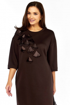 Платье Karina deLux M-1405 коричневый - фото 5