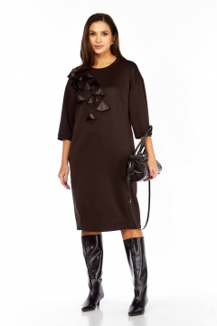 Платье Karina deLux M-1405 коричневый - фото 2