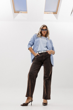 Жакет Ma Vie М-703 голубой - фото 5