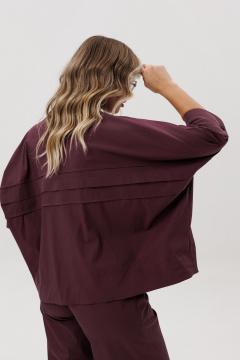 Блуза, брюки Ma Vie М-5806 бордовый - фото 4