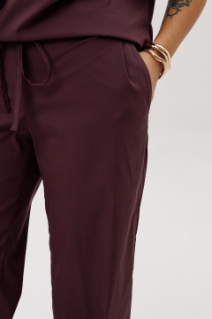 Блуза, брюки Ma Vie М-5806 бордовый - фото 3