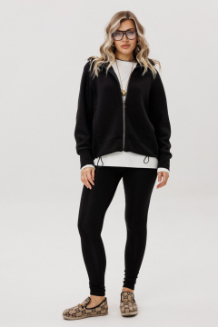 Джемпер, леггинсы Ma Vie М-705 черный - фото 1