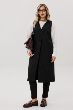 Тренч Ma Vie М-707- 1 черный - фото 1