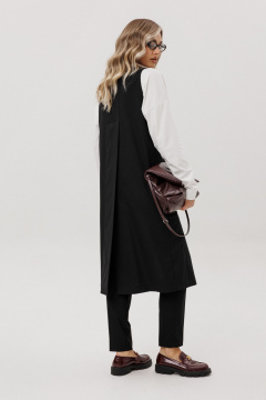 Тренч Ma Vie М-707- 1 черный - фото 2