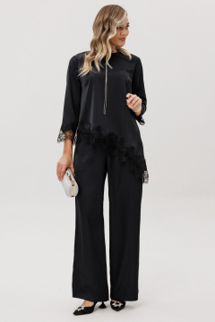 Блуза, брюки Ma Vie М-708 черный - фото 1