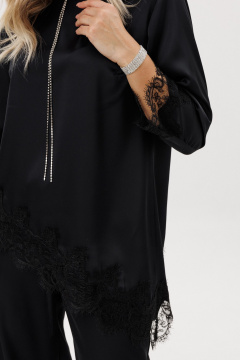 Блуза, брюки Ma Vie М-708 черный - фото 3