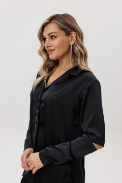 Блуза, брюки Ma Vie М-709 черный - фото 5