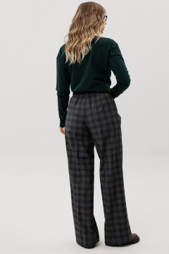 Брюки Ma Vie М-710-2 серая_клетка - фото 4