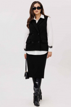 Жилет Mislana 1248 черный - фото 4
