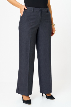 Брюки БелЭльСтиль 601-3_08_22 серо-синяя клетка - фото 4