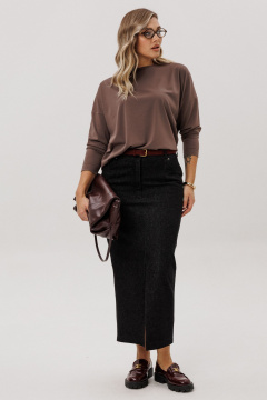 Юбка Ma Vie М-717-2 черный - фото 2