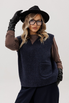 Жилет Ma Vie М-718 синий - фото 1