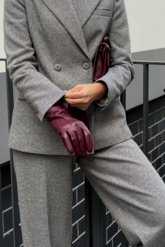 Жакет DNM 041 мелкий_квадратик_серо-бежевый - фото 3