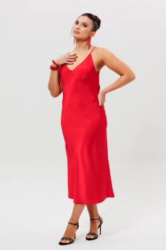 Платье Mislana 1158 красный - фото 2