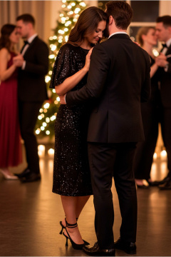 Платье нарядное прилегающего силуэта с драпировкой Mislana С1045 - фото 2