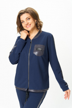 Блуза, брюки Bonna Image 455/1 синий - фото 2