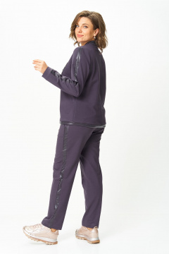 Блуза, брюки Bonna Image 455/2 серо-фиолетовый - фото 2