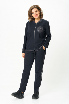 Блуза, брюки Bonna Image 455/3 темно-серый - фото 2