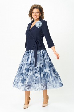 Платье Bonna Image 922/1 синий - фото 2