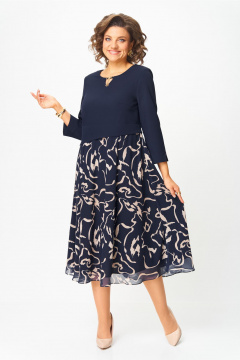 Платье Bonna Image 954-1/2 синий - фото 2