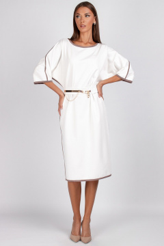 Платье, пояс VIZAVI 804 молочный - фото 1