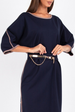 Платье, пояс VIZAVI 804 синий - фото 5