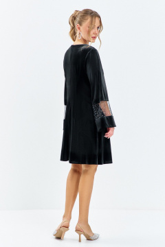 Платье Euromoda 659 черный - фото 3