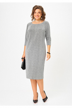 Платье Твой имидж 2294 серебро - фото 5