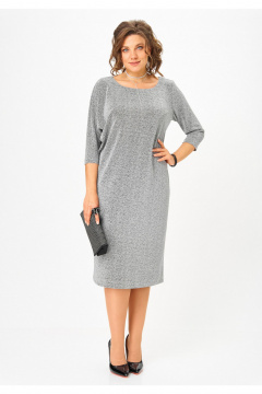 Платье Твой имидж 2294 серебро - фото 4