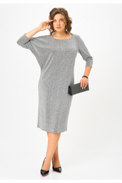 Платье Твой имидж 2294 серебро - фото 3