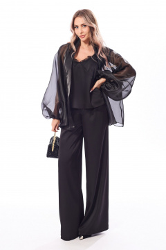 Блуза, пояс Golden Valley 2360 черный - фото 4