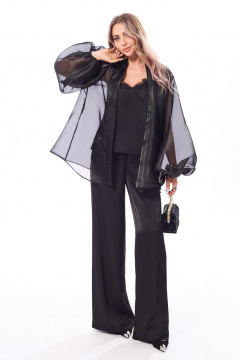 Блуза, пояс Golden Valley 2360 черный - фото 3