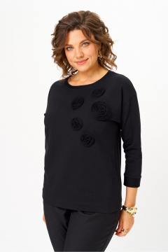 Джемпер Rumoda 2268 черный - фото 3