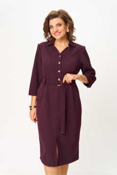 Платье БАГРЯНИЦА 5100 марсала - фото 2