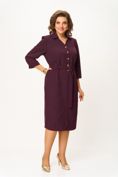 Платье БАГРЯНИЦА 5100 марсала - фото 1