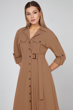 Платье Bazalini 5012 бежевый - фото 3