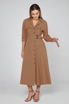 Платье Bazalini 5012 бежевый - фото 2
