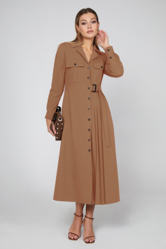 Платье Bazalini 5012 бежевый - фото 1