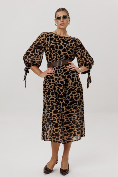 Платье Anelli 1733 графичный_леопард - фото 2