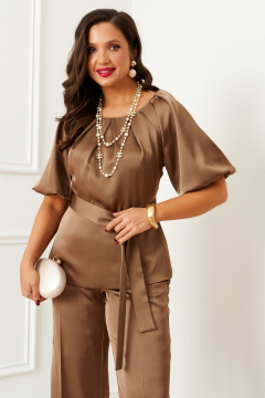 Блуза, брюки Beautiful&Free 6381 золотистый - фото 4