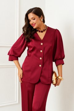 Брюки, жакет Beautiful&Free 6382 бордо - фото 5